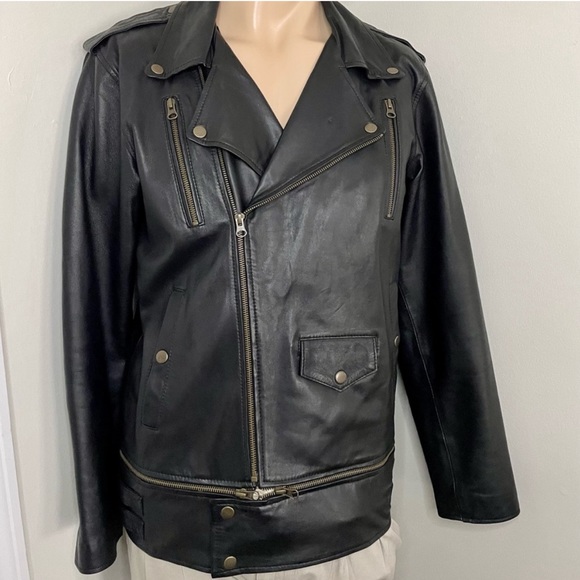 LeatherCult Handmade (L) Motorcycle Jacket - Picture 4 of 15